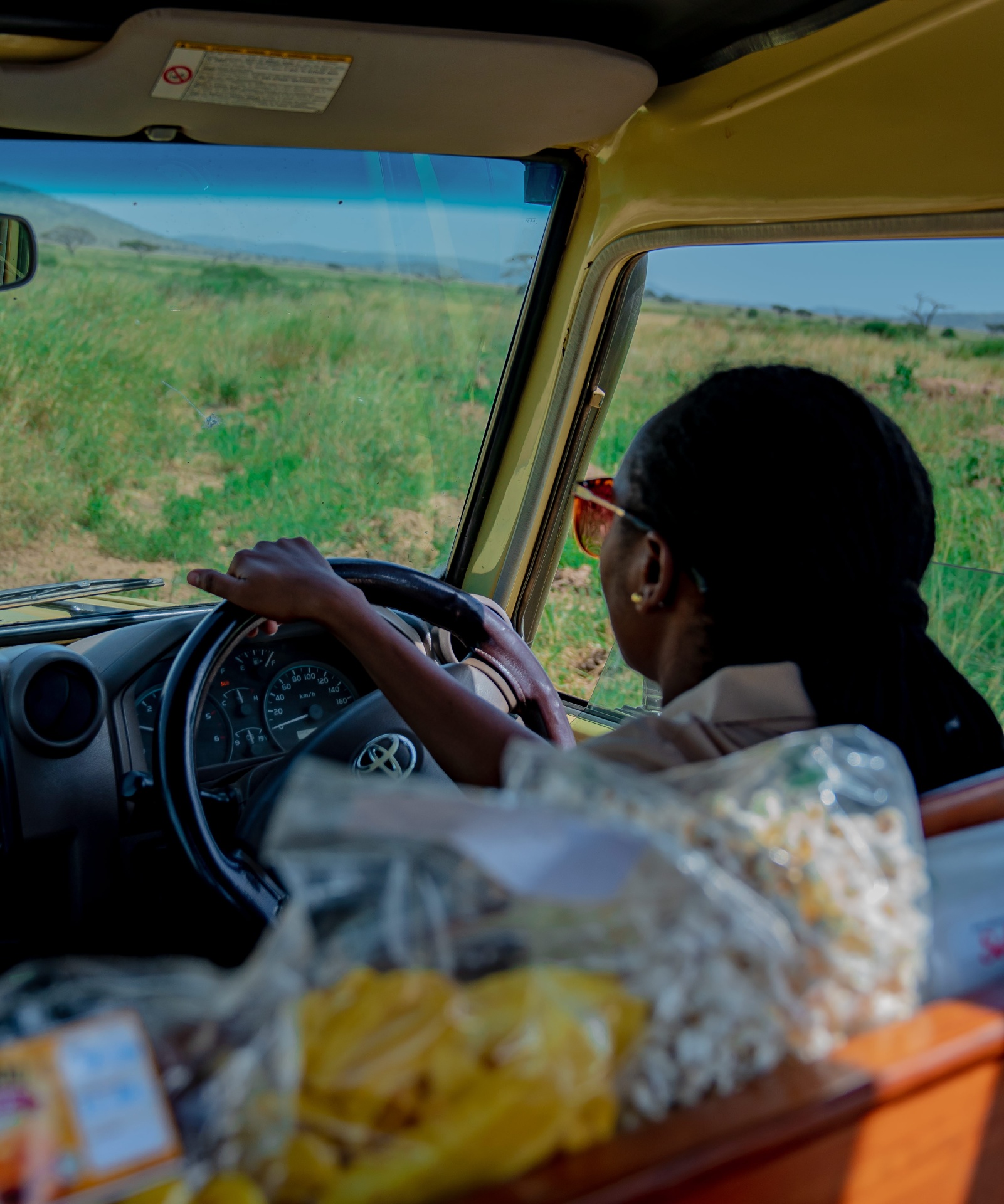 Serengeti tented camp in dry season