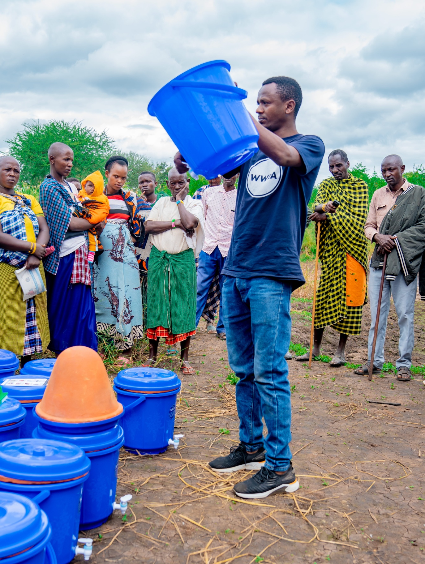 Community water outreach with a Maasai village