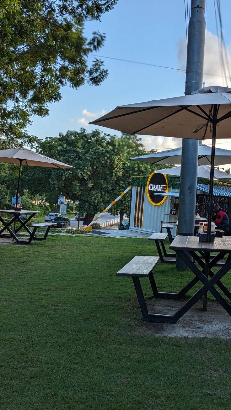 Café workspace in Tanzania
